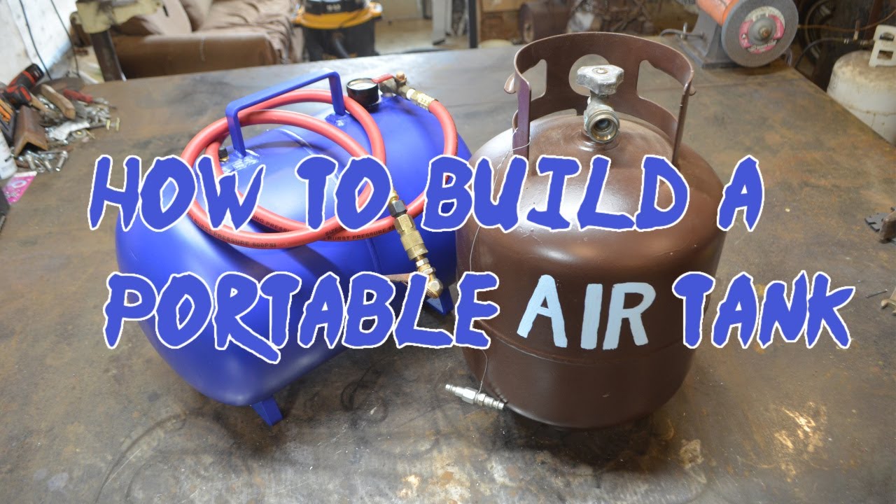 Как сделать портативный воздушный баллон из старого баллона с пропаном