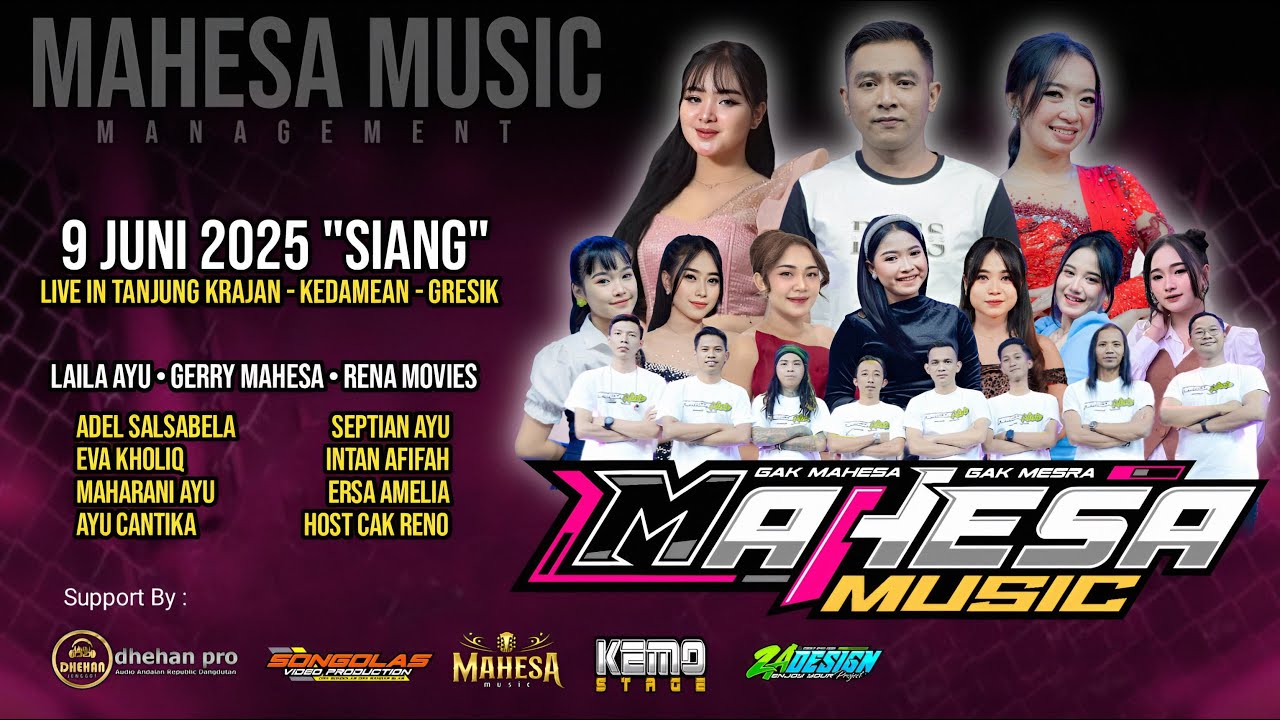 🔴 LIVE STREAMING MAHESA MUSIC || JAYA MOTOR MANDIRI DUWE GAWE || TANJUNG KRAJAN - KEDAMEAN - GRESIK