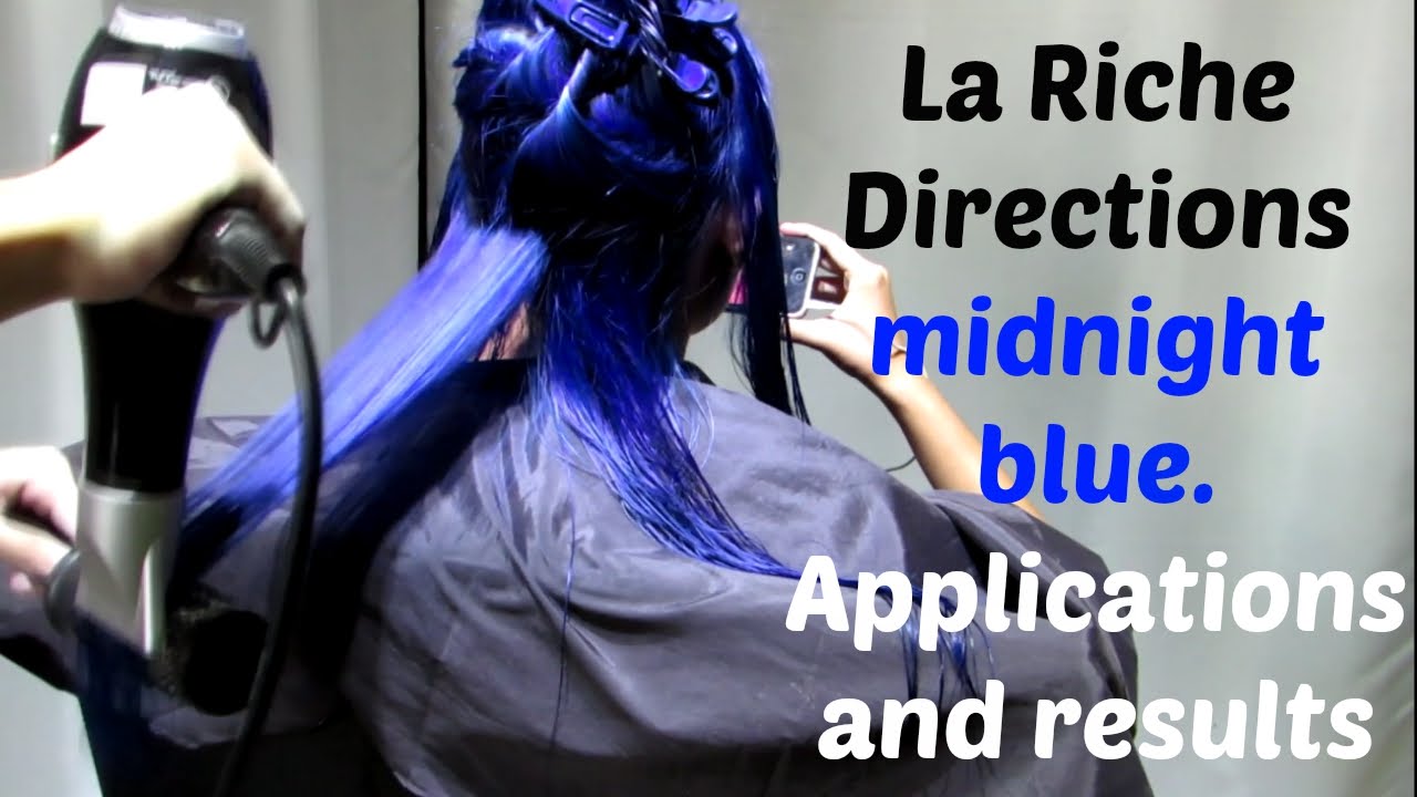 How to apply La Riche Directions midnight blue | Applications and results