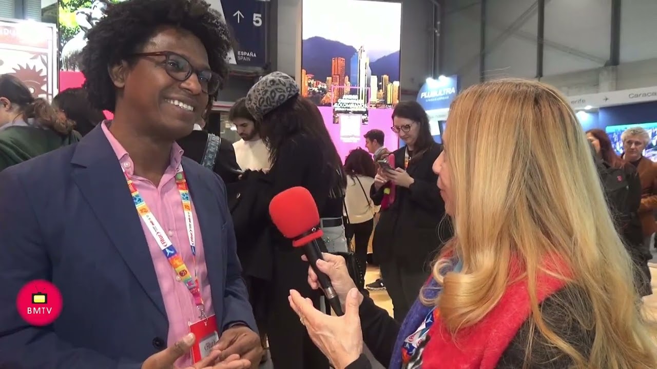 IFEMA FITUR 2026 ,Entrevista de Helena Olaya a Orlando Martínez Nagle Gerente de Incentivos Colombia
