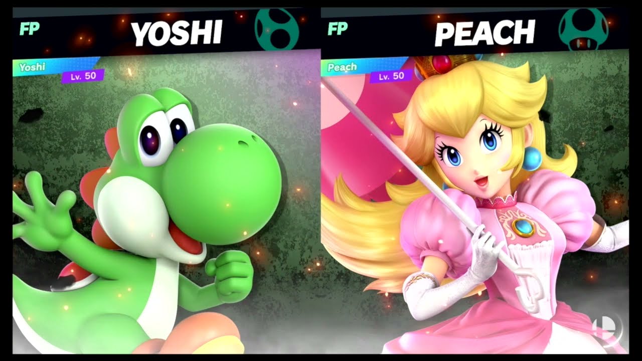 Super Smash Bros Ultimate Amiibo Fights – Yoshi vs the World #13 Yoshi vs Peach