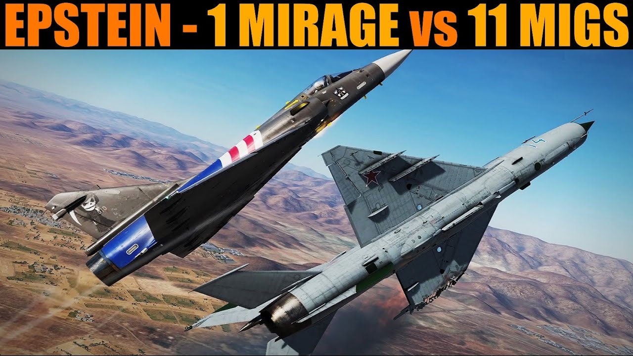 1973 Giora Epstein 1 x Israeli Nesher vs 11 Egyptian Migs | DCS Reenactment
