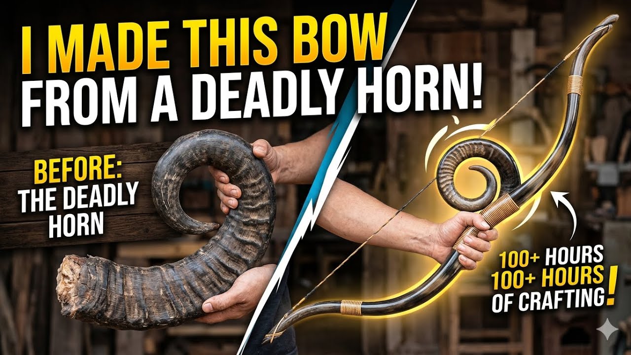 How Traditional Bison Horn Bows Are Made | Advanced Bow Making Guide