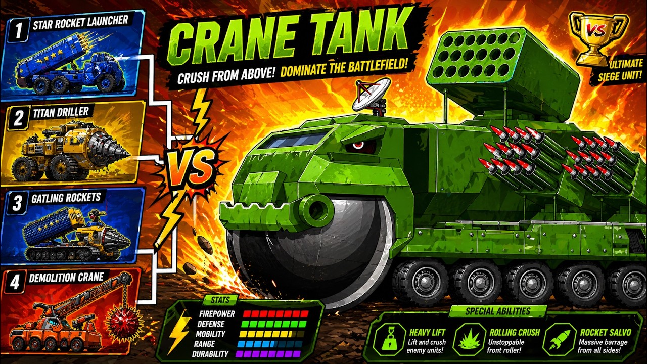 Epic Showdown! MISSILE MONSTER vs Monster M270! | Cartoons About Tanks | TankAnimations