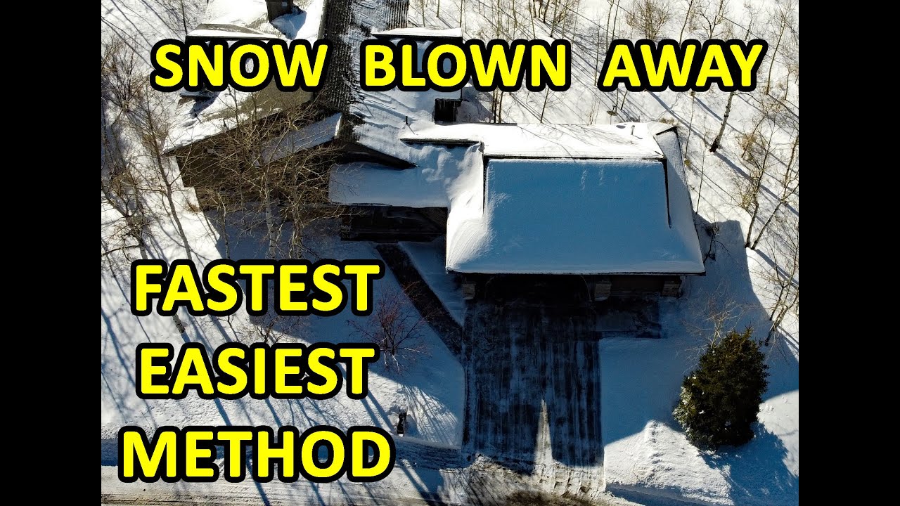 🌟How to ❄Snow Blow☃ your Driveway🏡 in 7 Minutes⌛