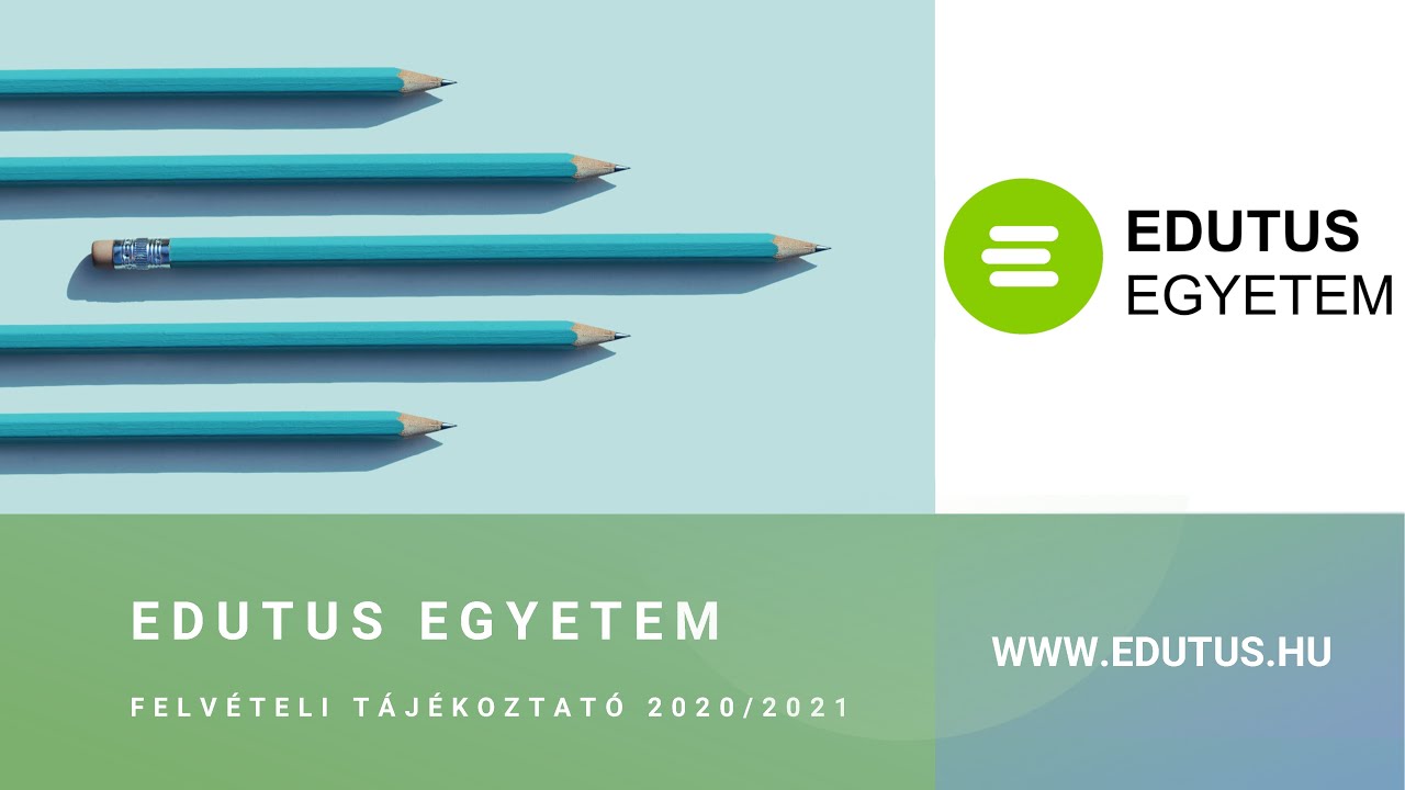 Ismerd meg az Edutus Egyetem képzési kínálatát