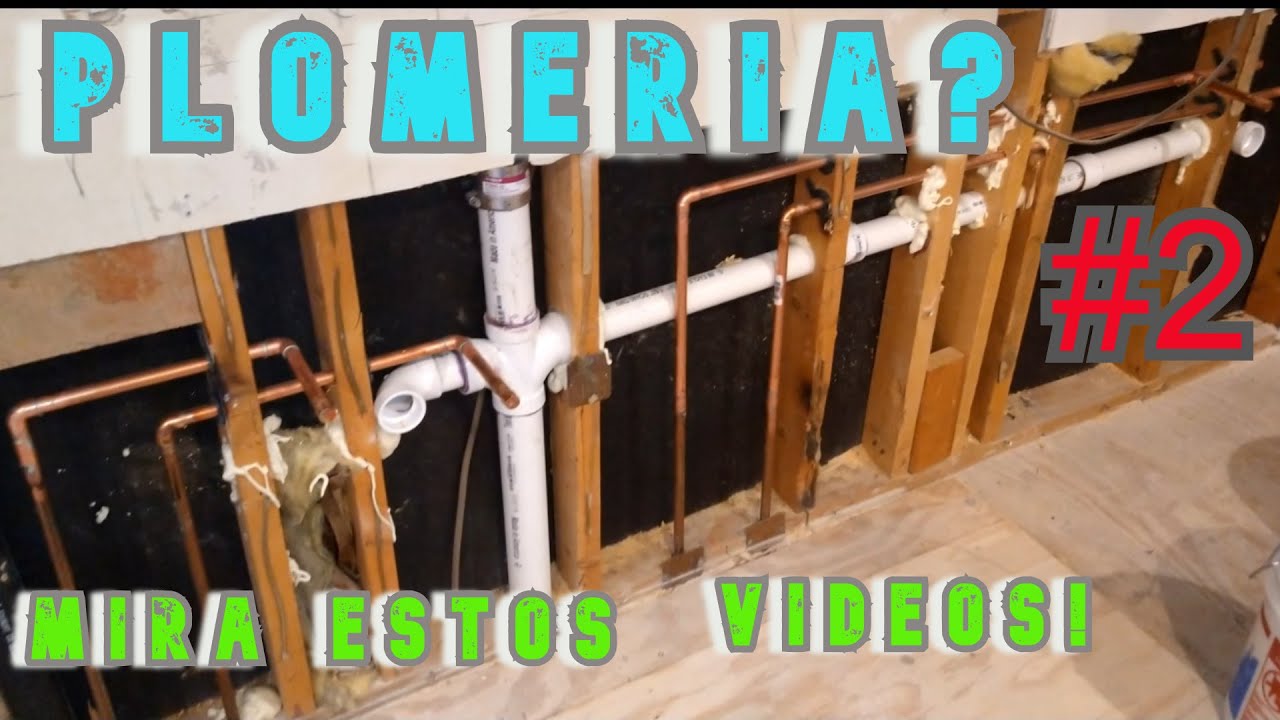 #2 Rough-in - PLOMERIA COMPLETA DE BAÑO PRINCIPAL ( Master Bathroom )