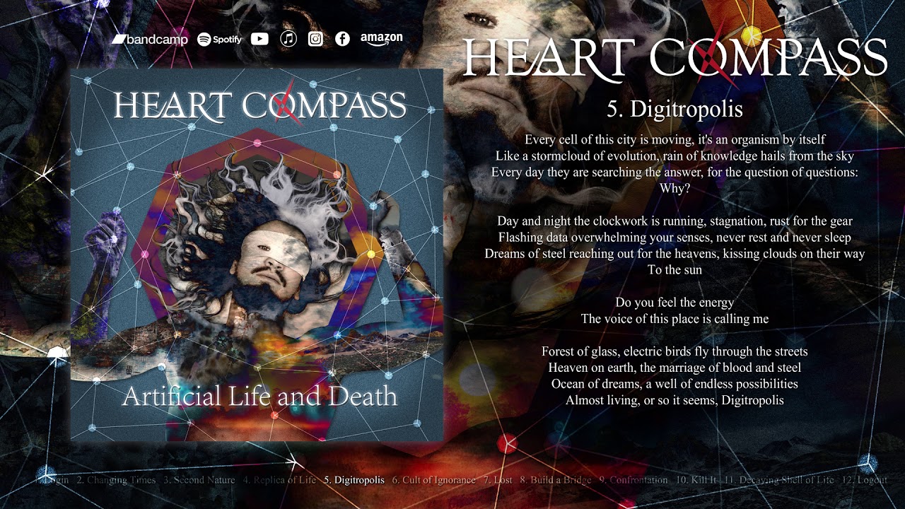 HEART COMPASS - Digitropolis (Official Audio with Lyrics)