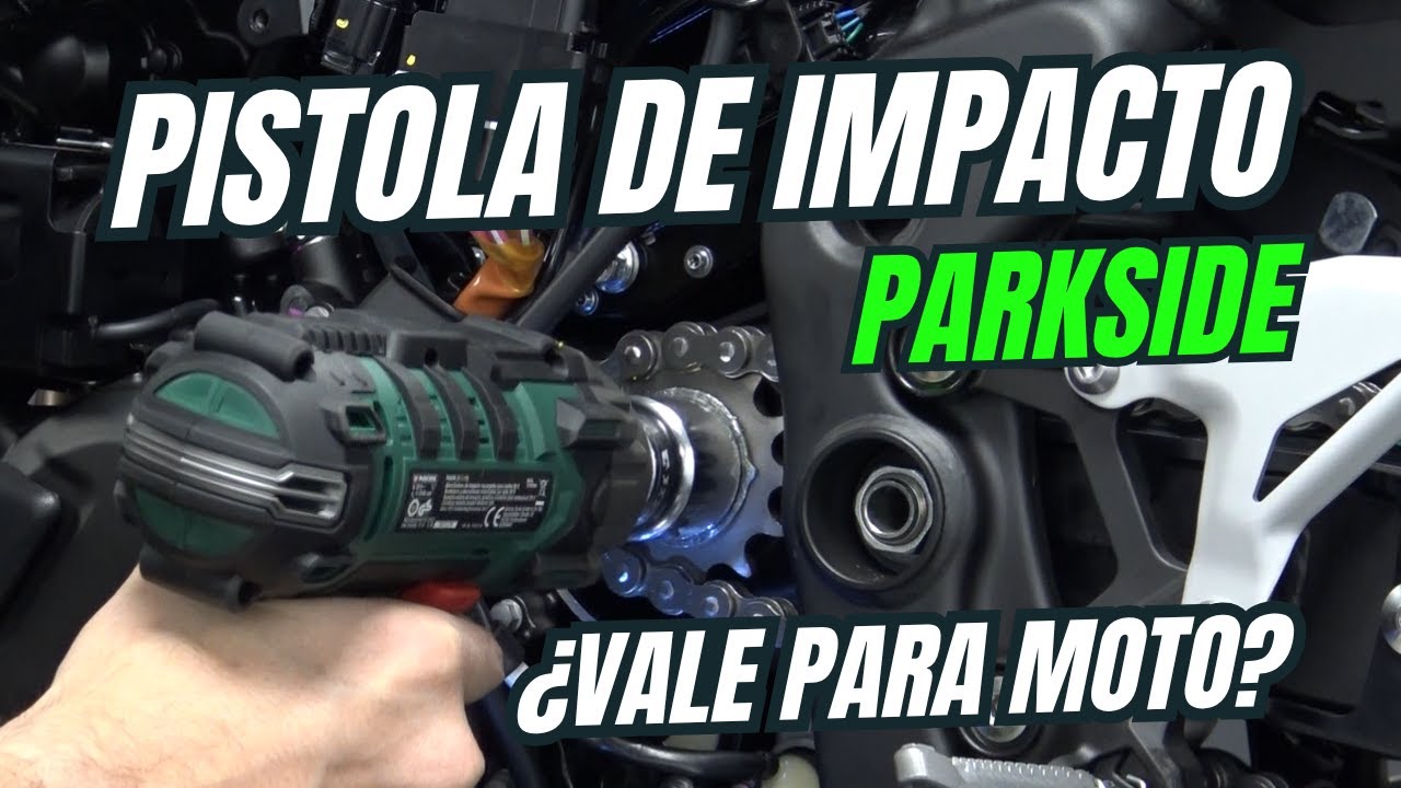 Pistola de impacto Parkside. ¿Vale para moto?