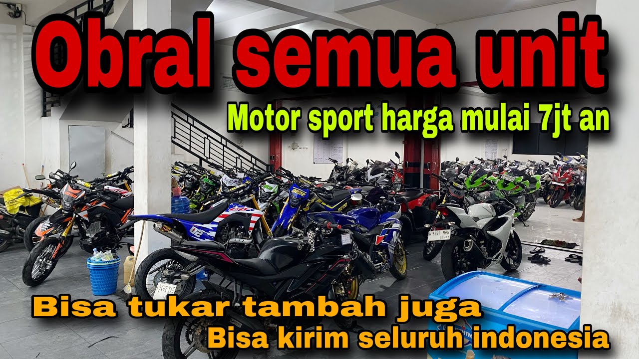 READY BANYAK MOTOR SPORT TRAIL HARGA DIBAWAH 10jt‼️⁉️