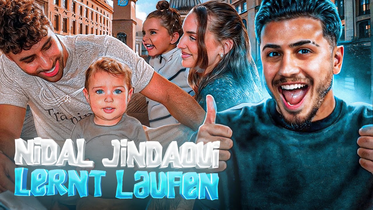 NIDAL JINDAOUI LÄUFT DAS ERSTE MAL 🤩 Jindaouis Reaktion