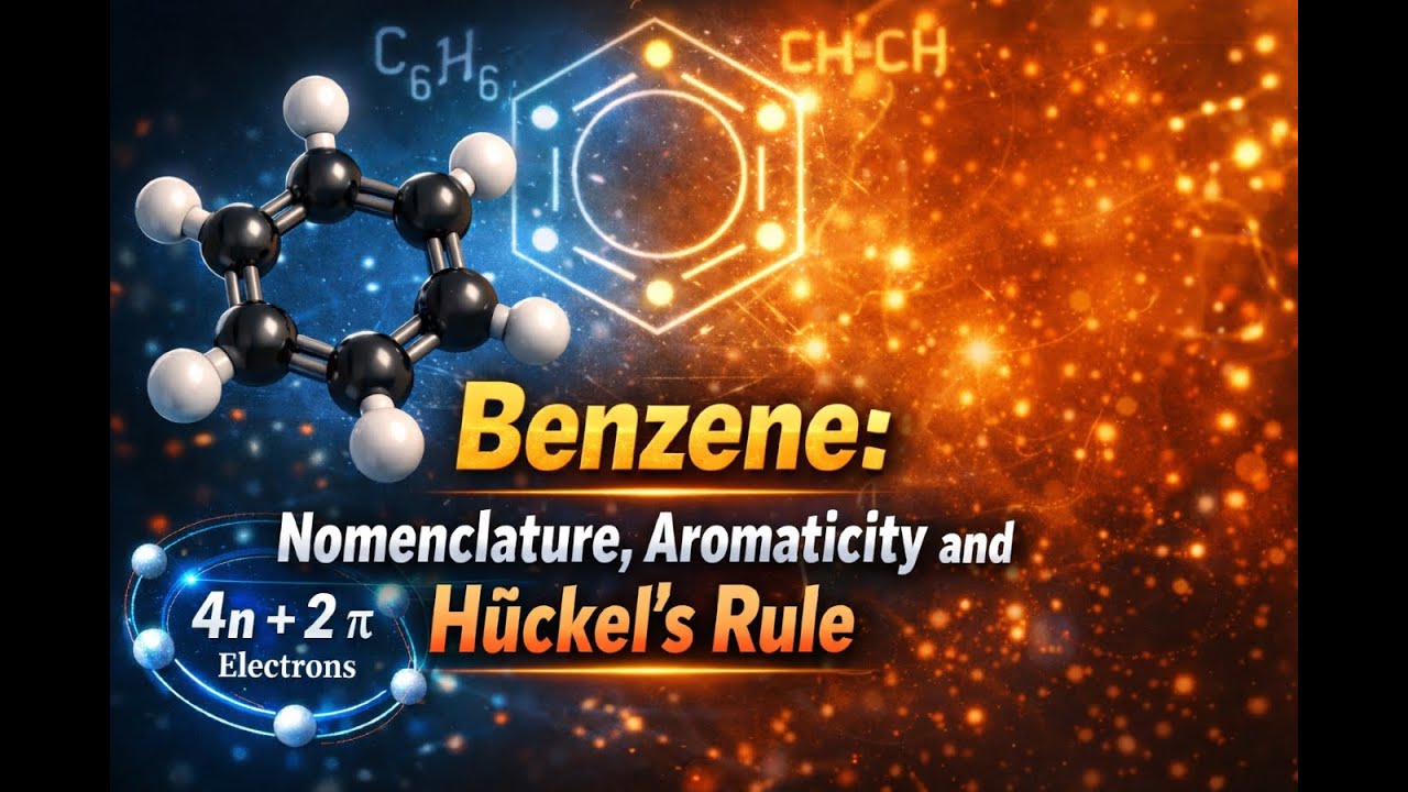 Benzene: Nomenclature, Aromaticity and Hückel’s  Rule