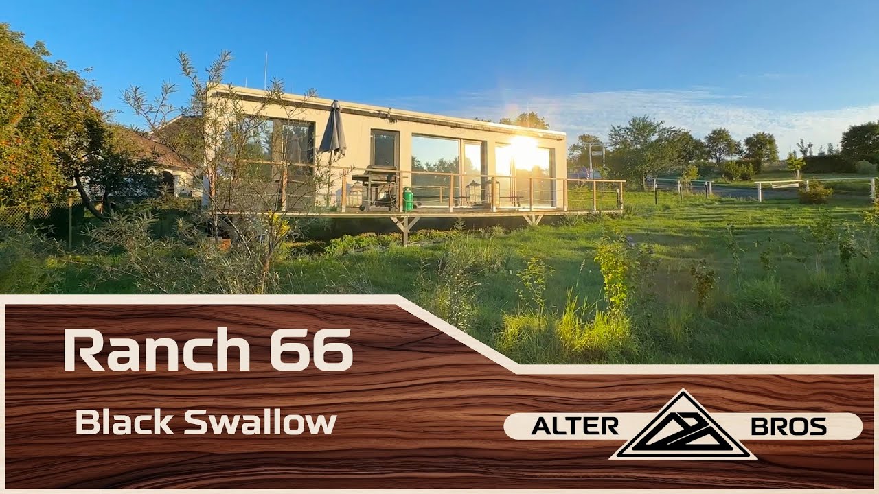 Kontejnerový dům Black Swallow-Ranch 66