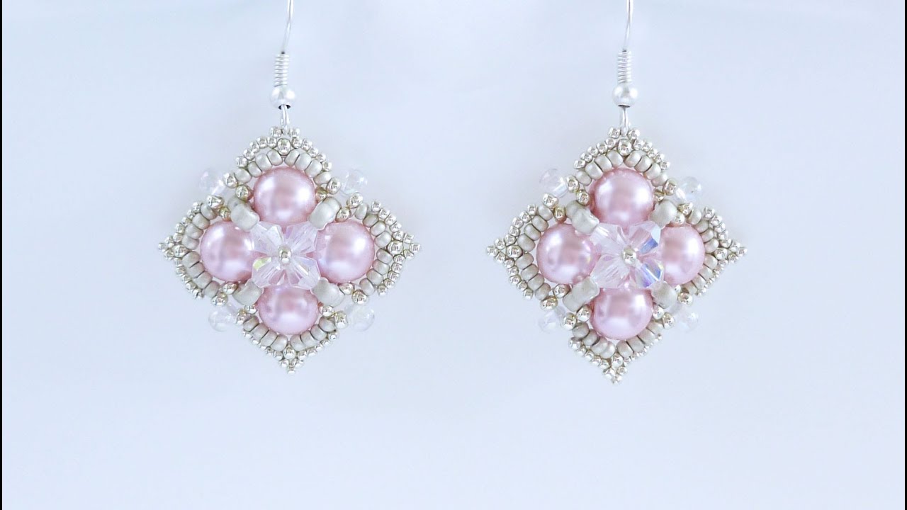 TheHeartBeading: Be Mine Earrings Tutorial (no sound)