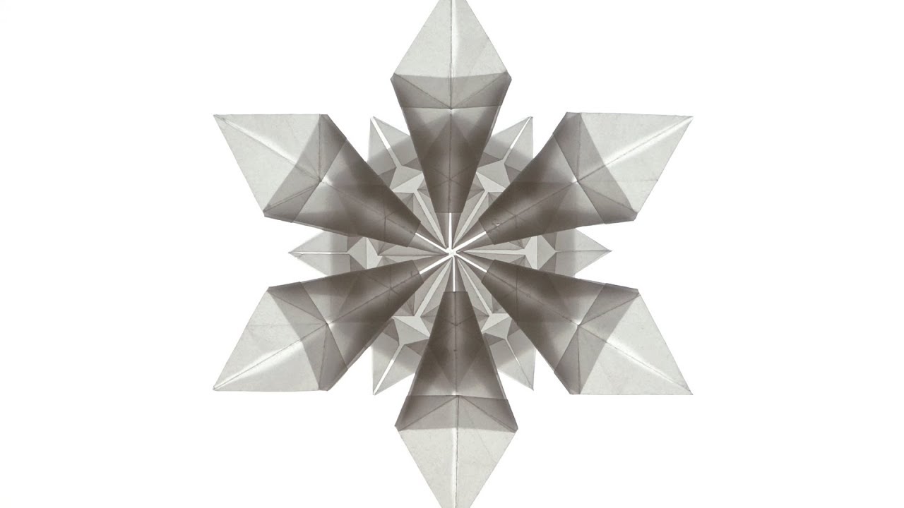 ORIGAMI SNOWFLAKE ❄ (Jo Nakashima)