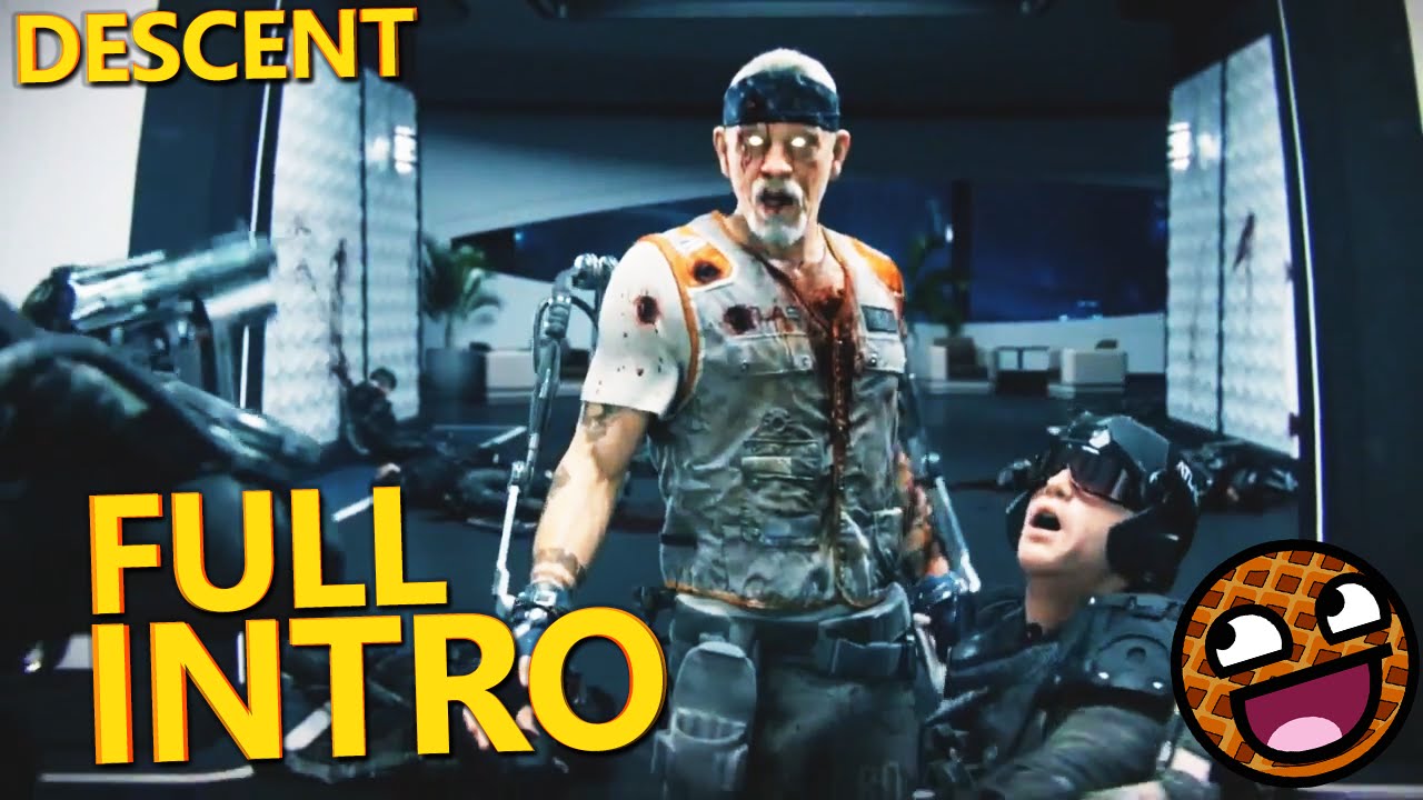 FULL DESCENT INTRO CINEMATIC CUTSCENE! CoD: Advanced Warfare Exo Zombies Story & Easter Egg!