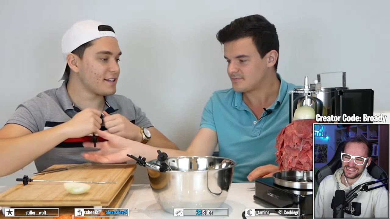 Broady REAGIERT auf Tourette kocht Döner 💥 Broady Reaction