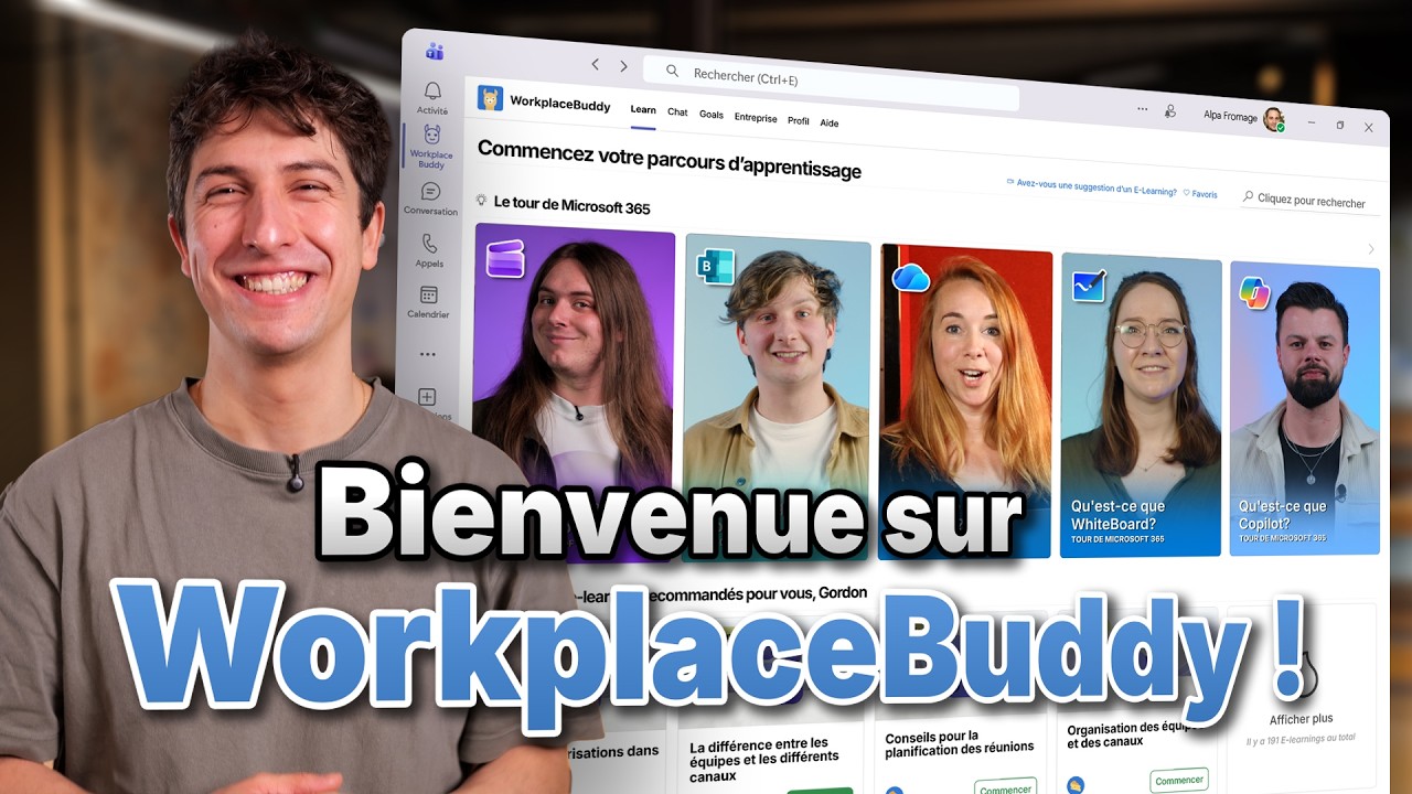 Bienvenue sur WorkplaceBuddy !