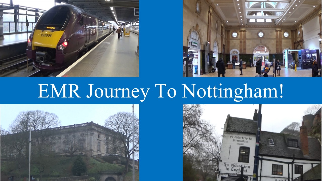 EMR Journey to Nottingham! | Exploring The Castle + England's OLDEST Inn?