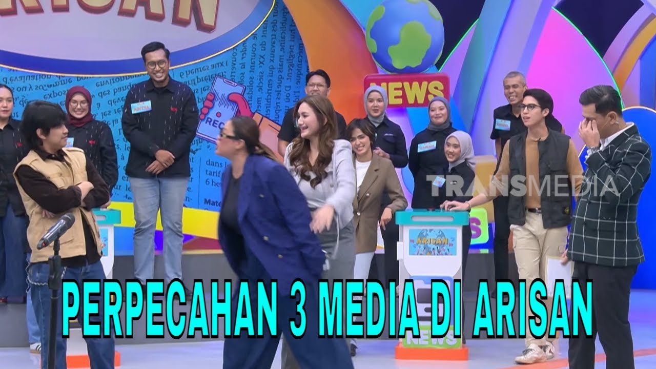 ARISAN 3 MEDIA: METRO TV VS IDN VS GARUDA TV | MOMEN SERU ARISAN (09/02/26)