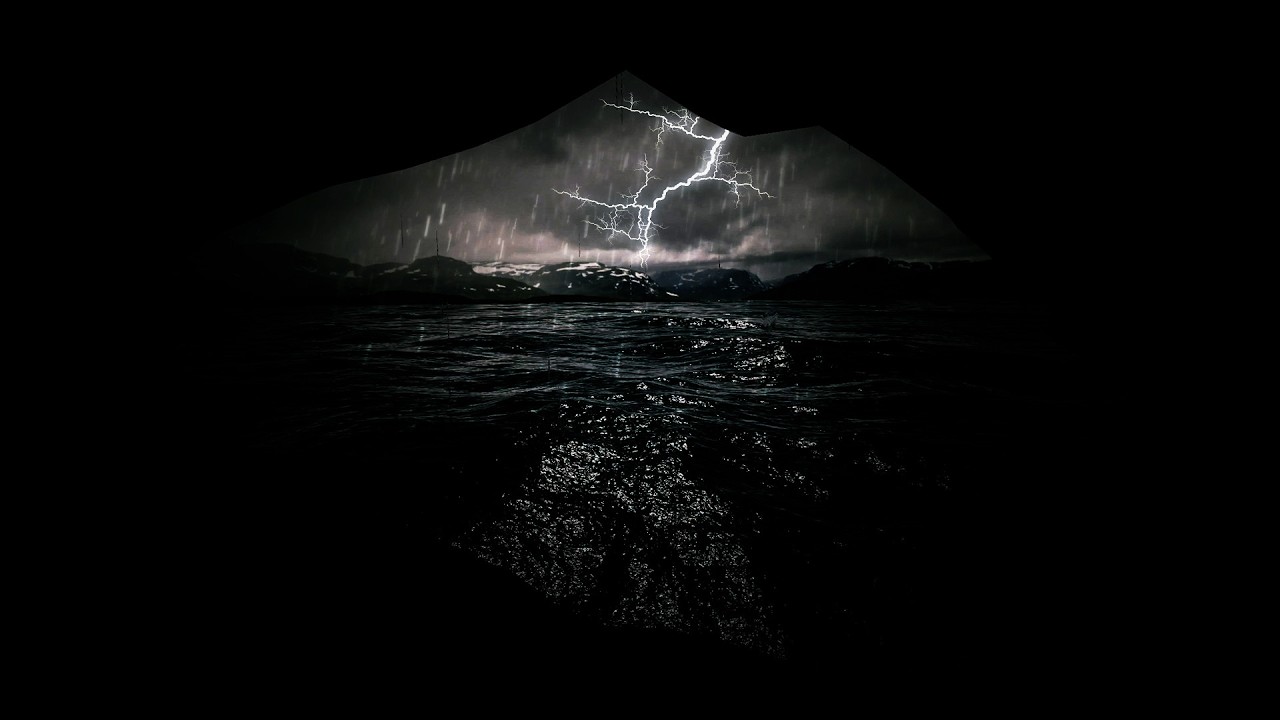 Safe from the Storm: Heavy Ocean Rainstorm and Thunder Sounds for Sleeping | My Secret Escape
