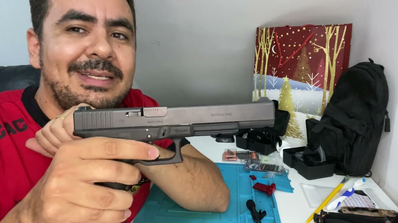 Glock G17L Alívio do gatilho, pane de trava de ferrolho , mola , solução