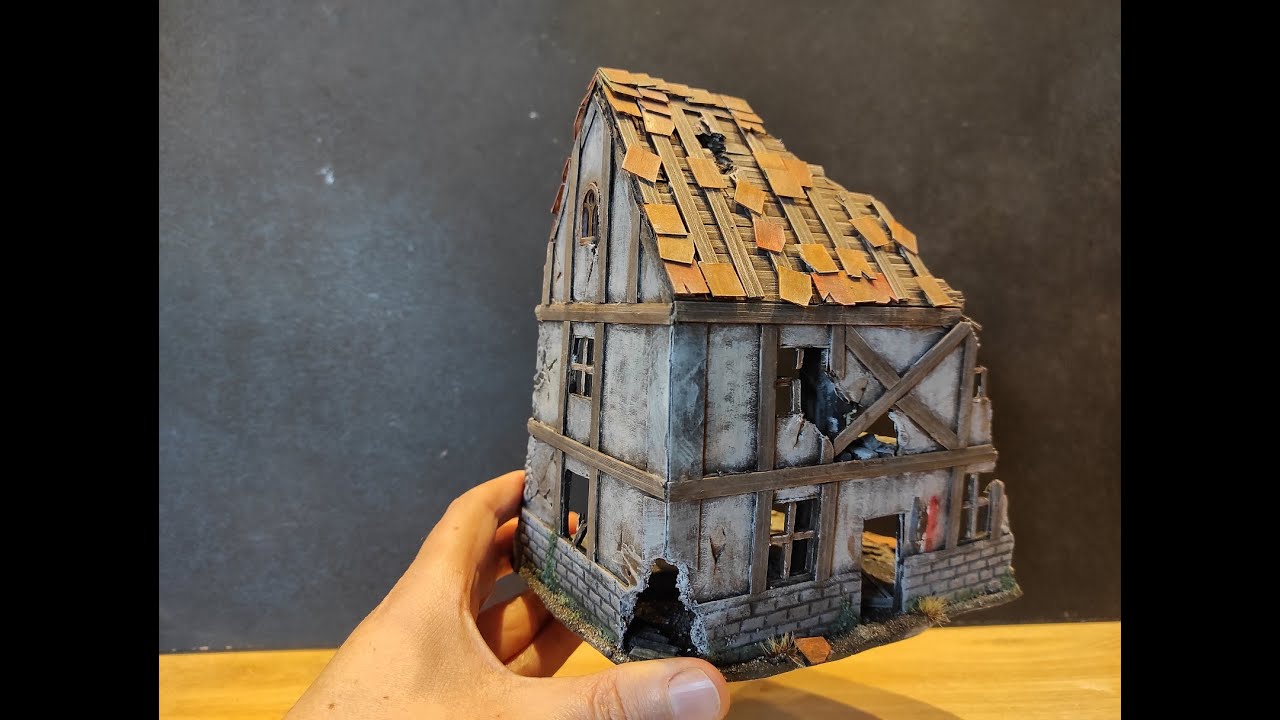 Tuto décor : une maison abandonnée