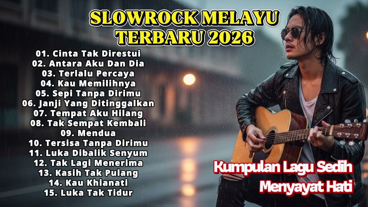 LAGU SLOW ROCK PALING SEDIH TERBARU 2026 – MENYAYAT HATI & BIKIN NANGIS 😭 CINTA TAK DIRESTUI