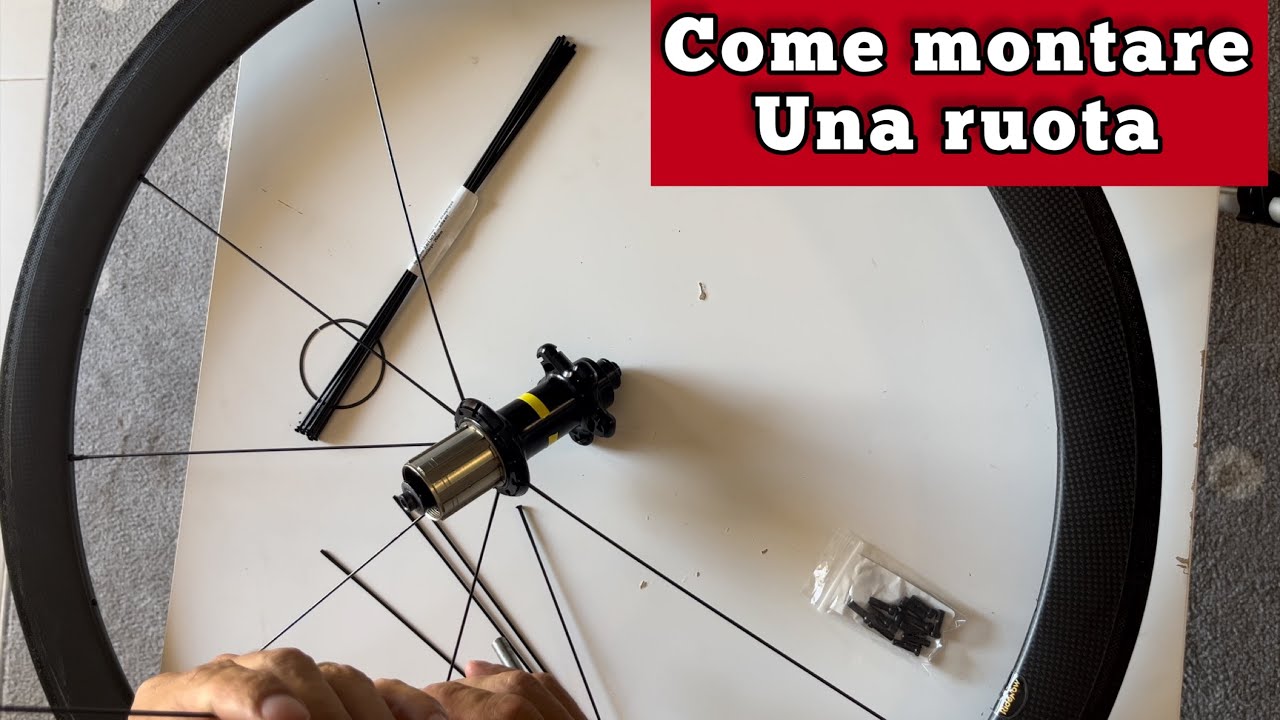 Come assemblare una ruota con mozzo straight-pull