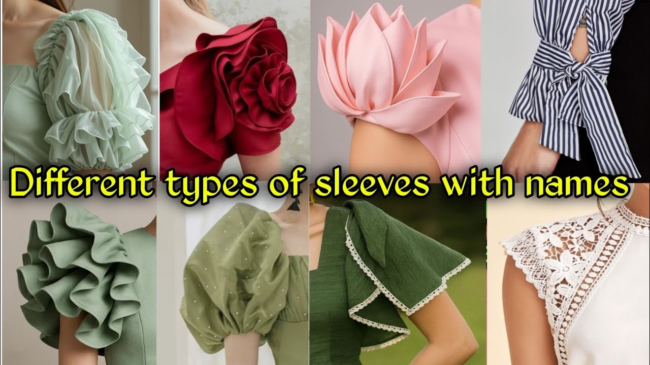 Different types of sleeves with names #sleevesdesign #sleeves 