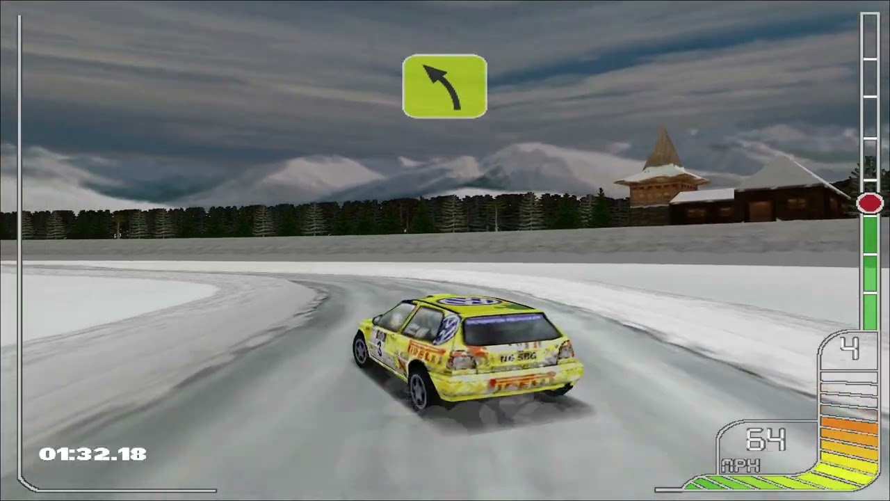 Colin McRae Rally 1998 - VW Golf Kit Car in Sweden snow