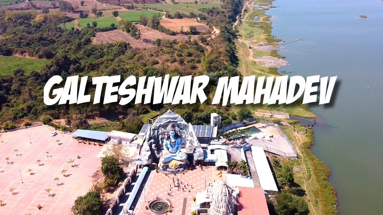 12 Jyotirling Darshan in Surat: Galteshwar Mahadev Statue | Bird Eye View