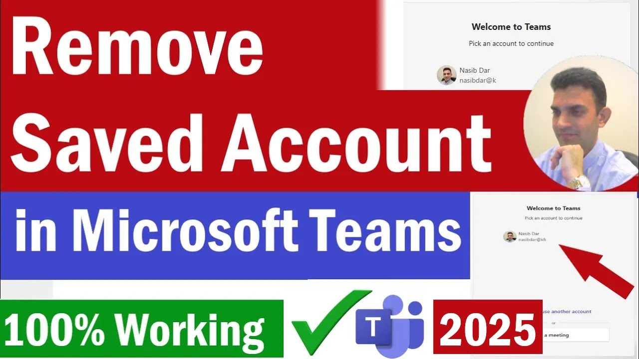 How To Remove Saved Account in Microsoft Teams | How to Stop Teams From Remembering Account