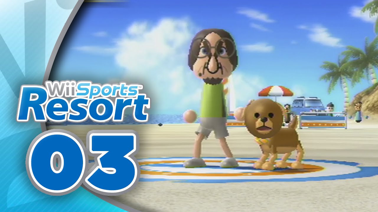 Wii Sports Resort: Part 03 | Frisbee - Dog (4-Player)