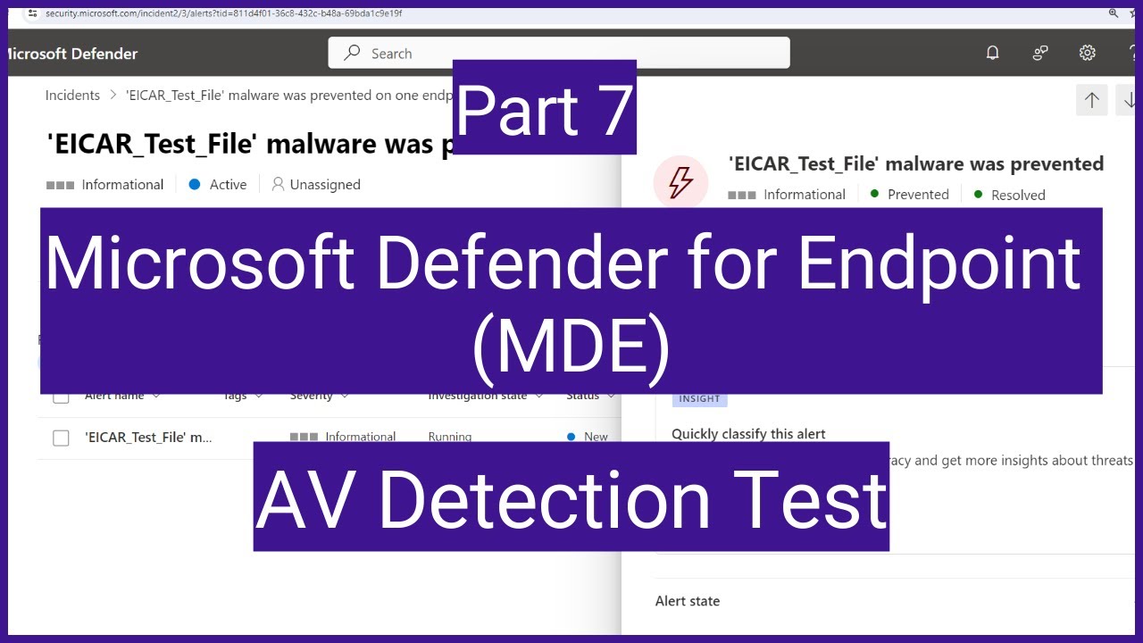 Microsoft Defender для Endpoint MDE: как протестировать антивирус с помощью тестового файла EICAR...
