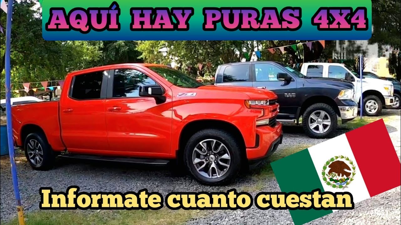 10 excelentes CAMIONETAS 4X4 chevrolet Ram Ford GMC precios usadas en venta hoy