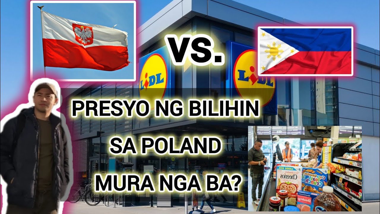 Mura pala ang presyo  ng mga bilihin dito sa POLAND!