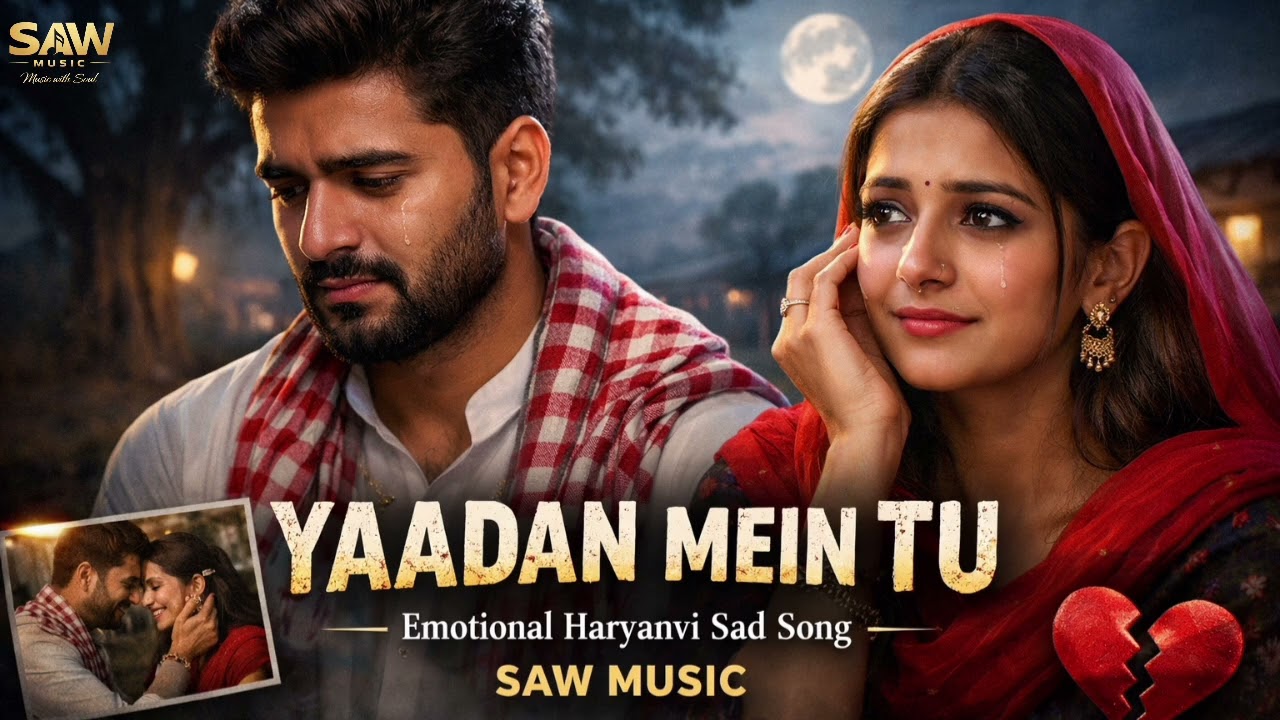 YAADAN MEIN TU | Emotional Haryanvi Sad Song | SAW MUSIC