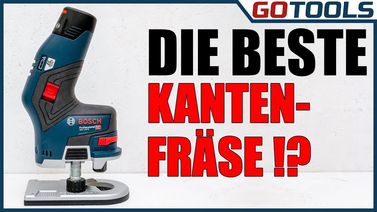 Bosch Akku Kantenfräse GKF 12V-8 - Kanten fräsen leicht gemacht