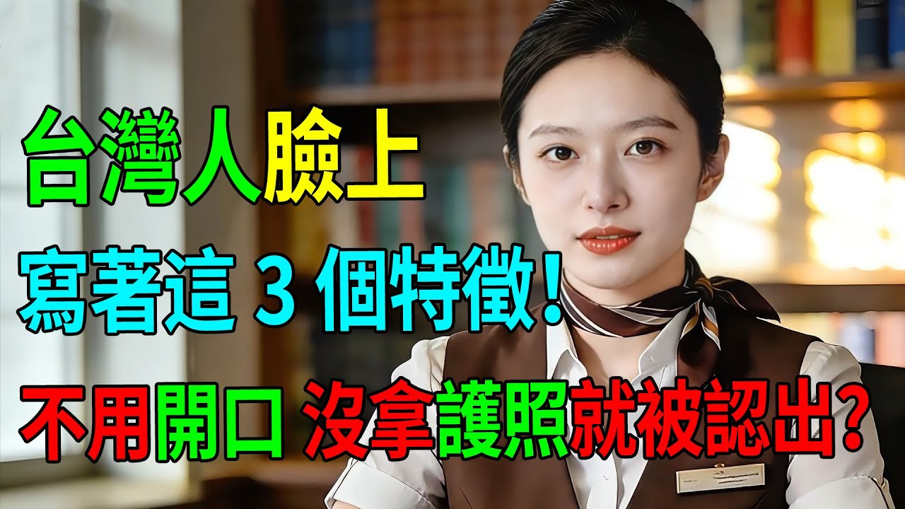 台灣人根本不用開口！沒拿護照就被認出？外國空服員：台灣人臉上寫著這3個特徵！最後一點準到發毛！#台灣人 #出國 #空服員 #冷知識 #文化差異 #旅遊