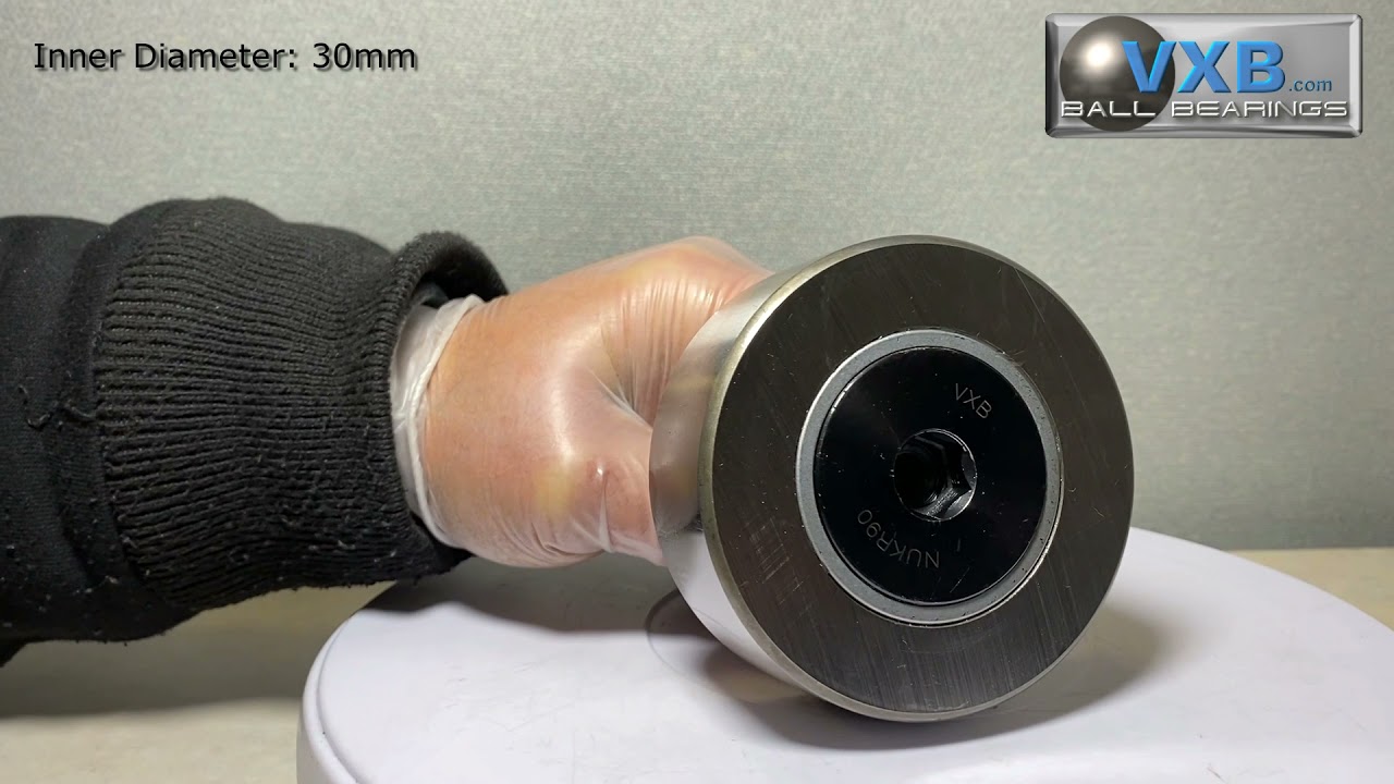 NUKR90 Track Roller Cam Follower Needle Roller Bearing