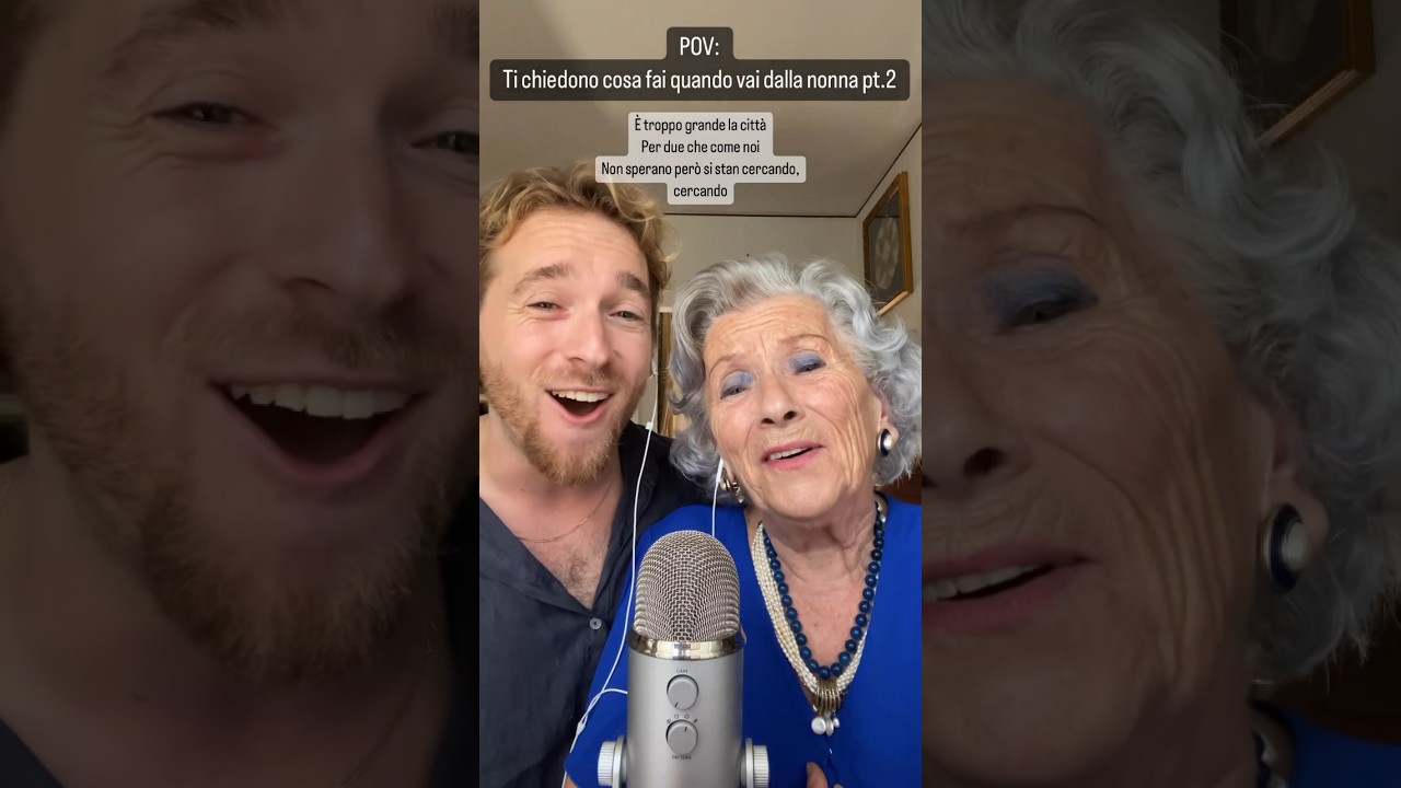 E Penso A Te - #luciobattisti con mia #nonna #nonnaenipote #canzoneitaliana #pianocover #pianomusic