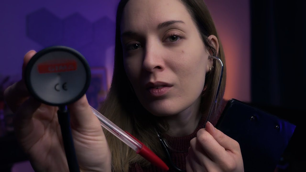ASMR : Emergency Room Registration & Initial Check To Fall Asleep – Medical Roleplay