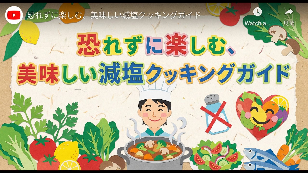恐れずに楽しむ、美味しい減塩クッキングガイド