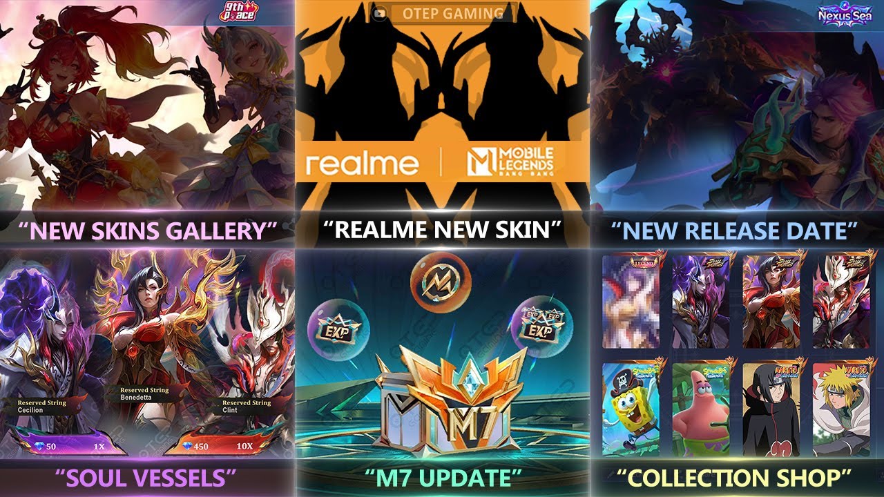 M7, REALME Skin, Collection and other MLBB update...