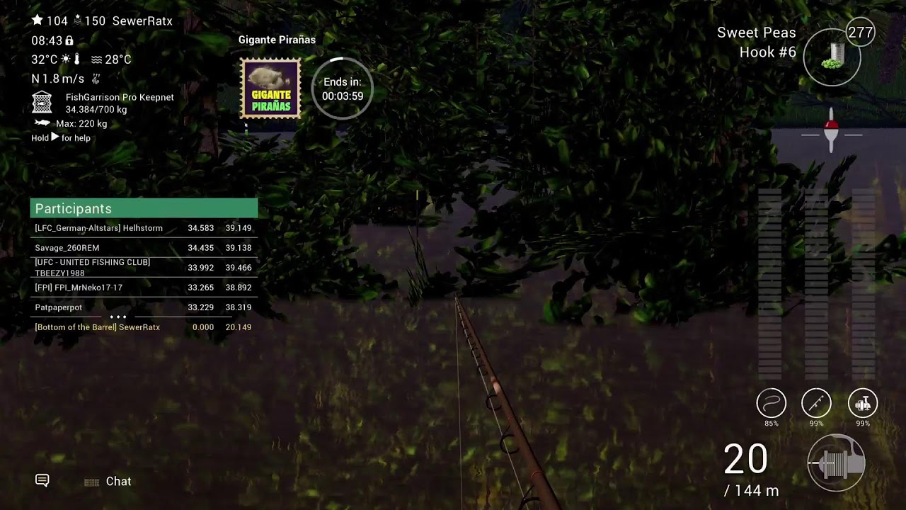 Ratboy Gigante Piranas Bottom of the barrel fp clubs attempt Fishing Planet