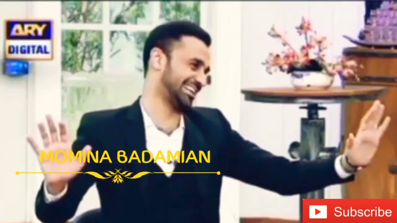 Waseem Badami talking about his wife