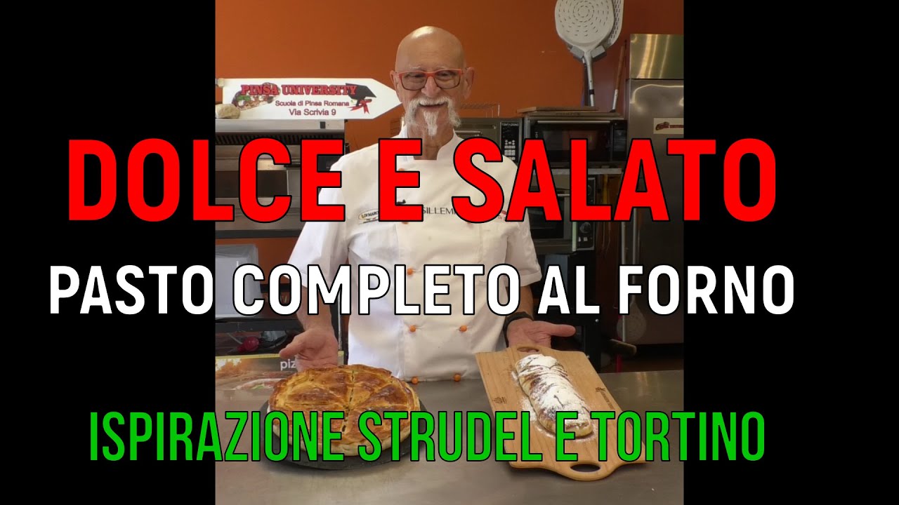 Strudel e Tortino Napoletano, un pasto completo cotto al forno Ispirazione