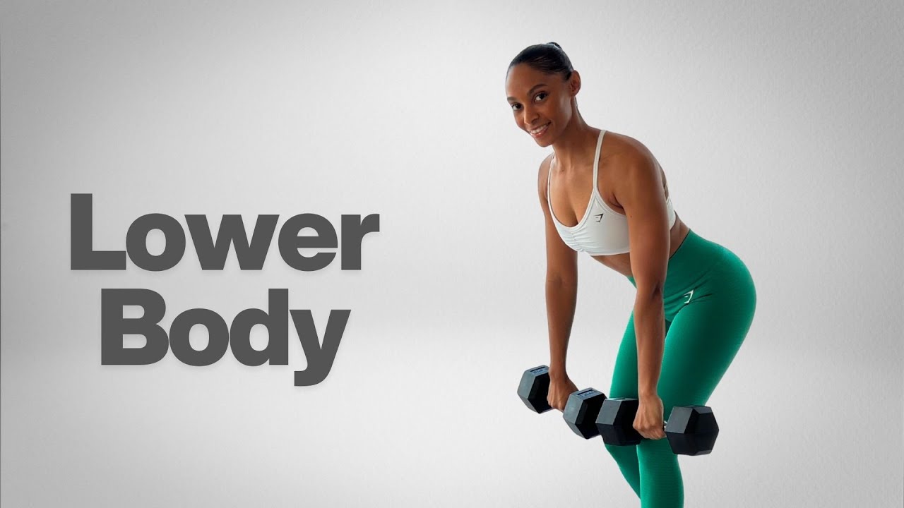20 minute LEGS & GLUTES Lower Body Dumbbell Workout | Sculpt, Tone & Shape 🔥