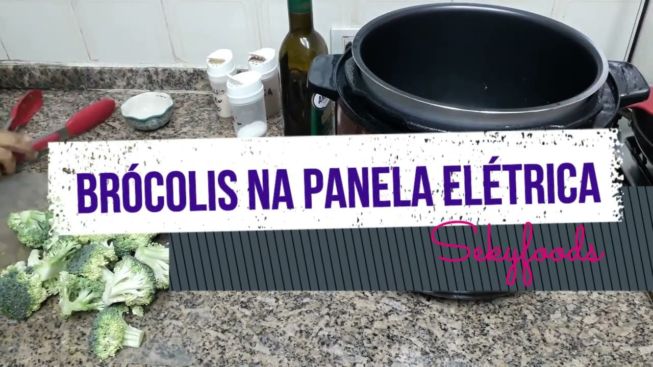Como Cozinhar Brócolis na Panela de Pressão Elétrica